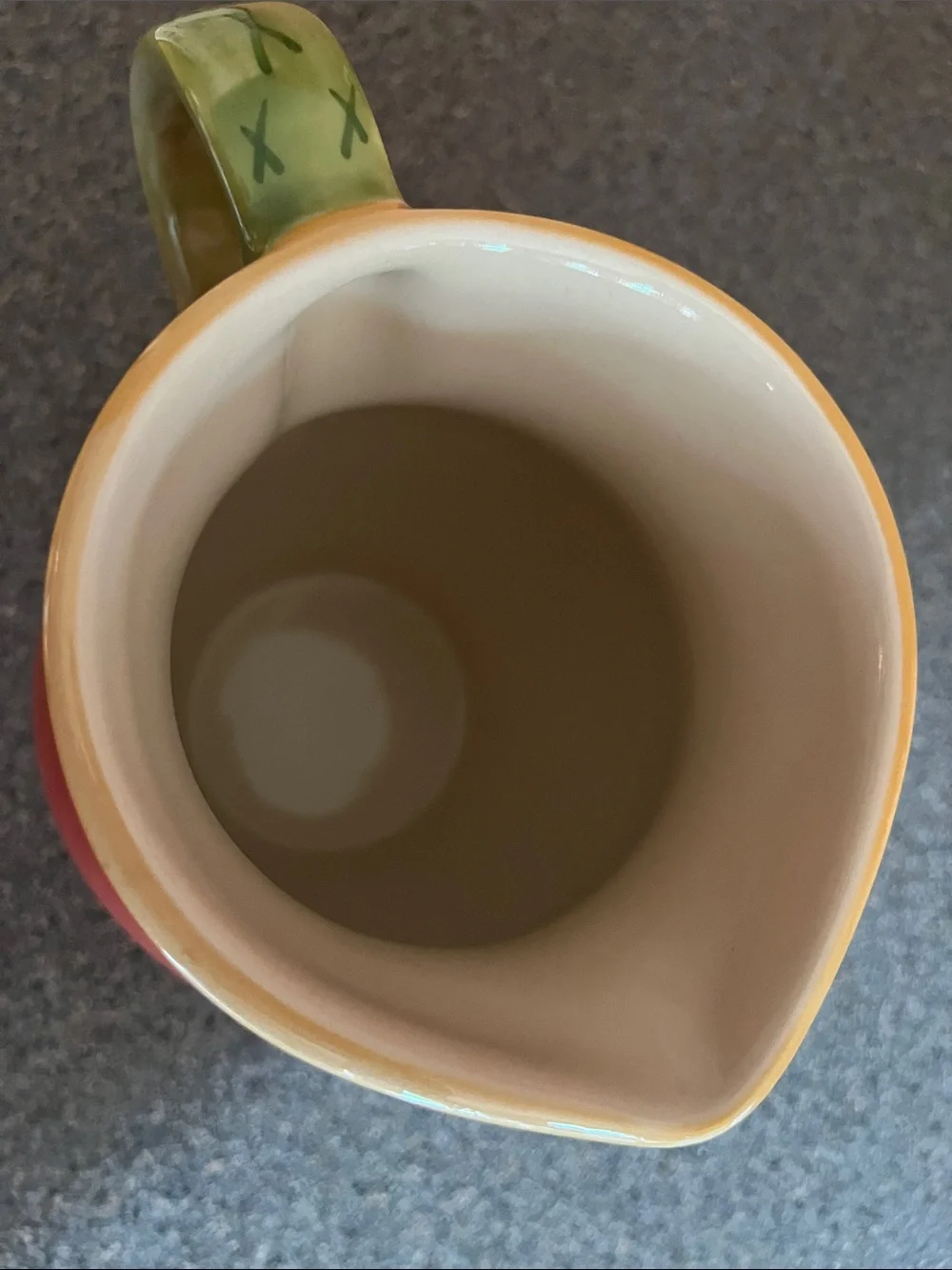 Pfaltzgraff Pitcher from secrets of Pistoulet Ceramic Piece with Maker's Mark